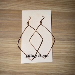 Rose Gold Diamond Earrings